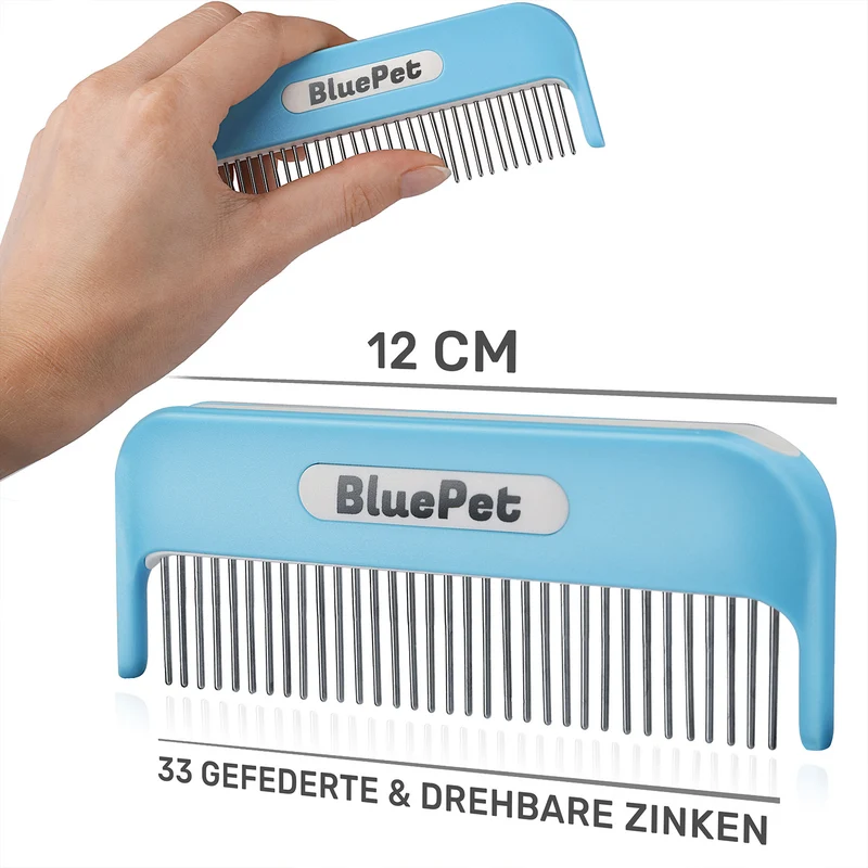 "Zauberkamm" Entfilzungskamm mit rotierenden Zinken B-Stock