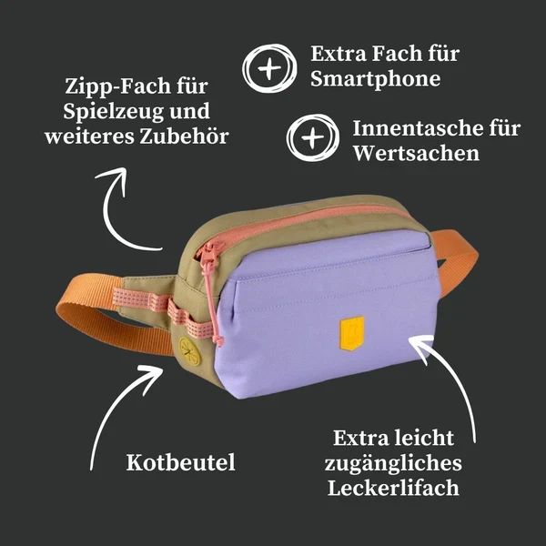 Woolly Wolf Hip Pack