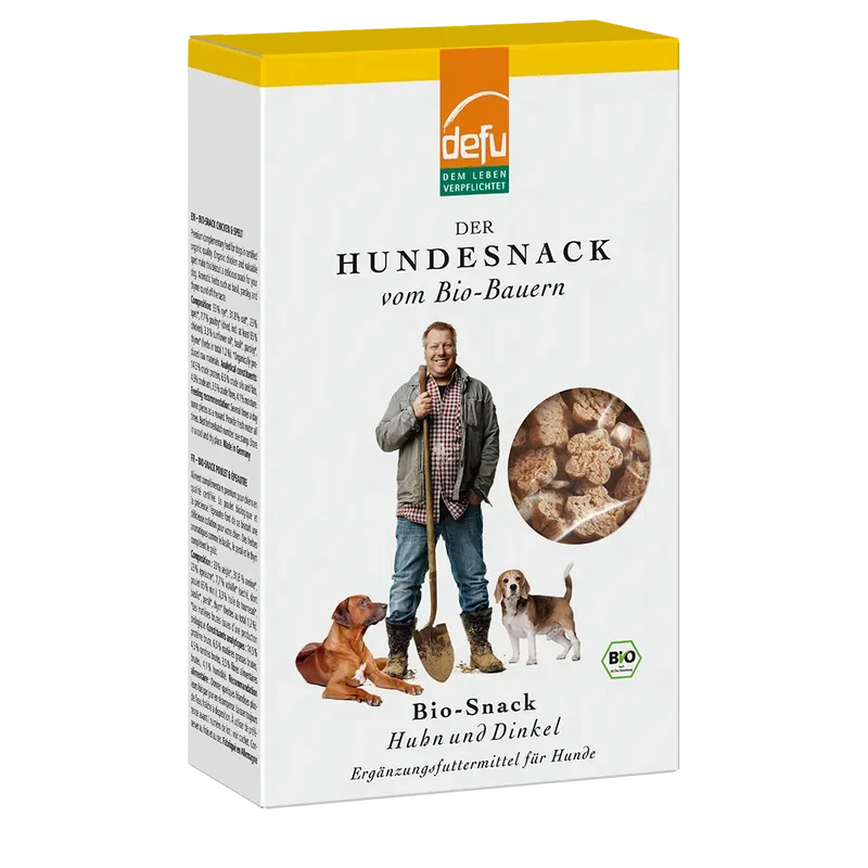 Defu Bio Hundesnack Huhn und Dinkel