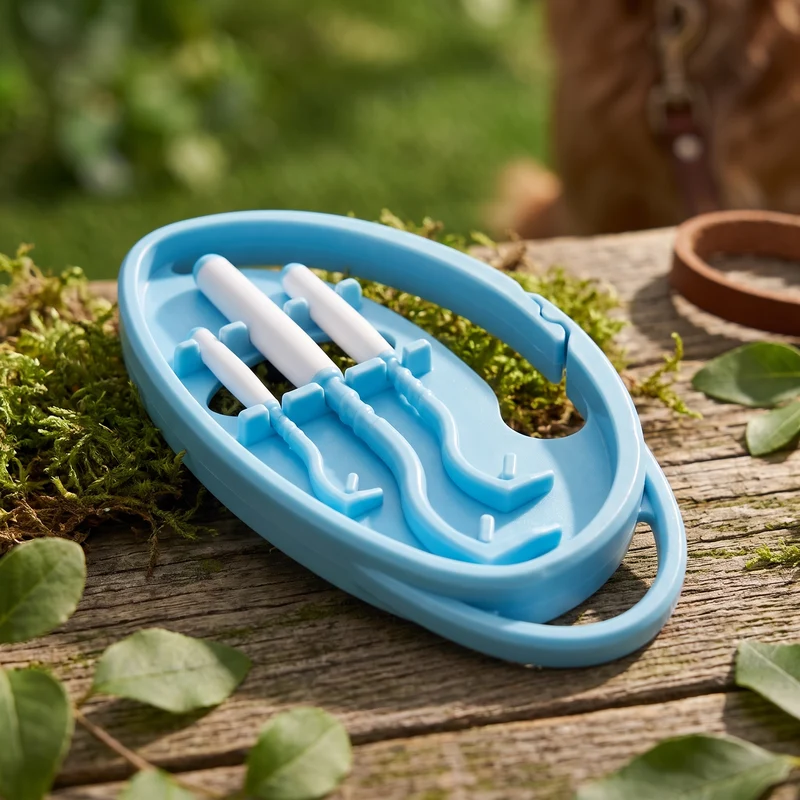 Zeckenhaken 3er Set mit Clipbox