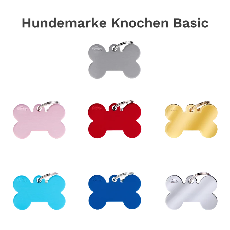 Hundemarke personalisiert Knochen