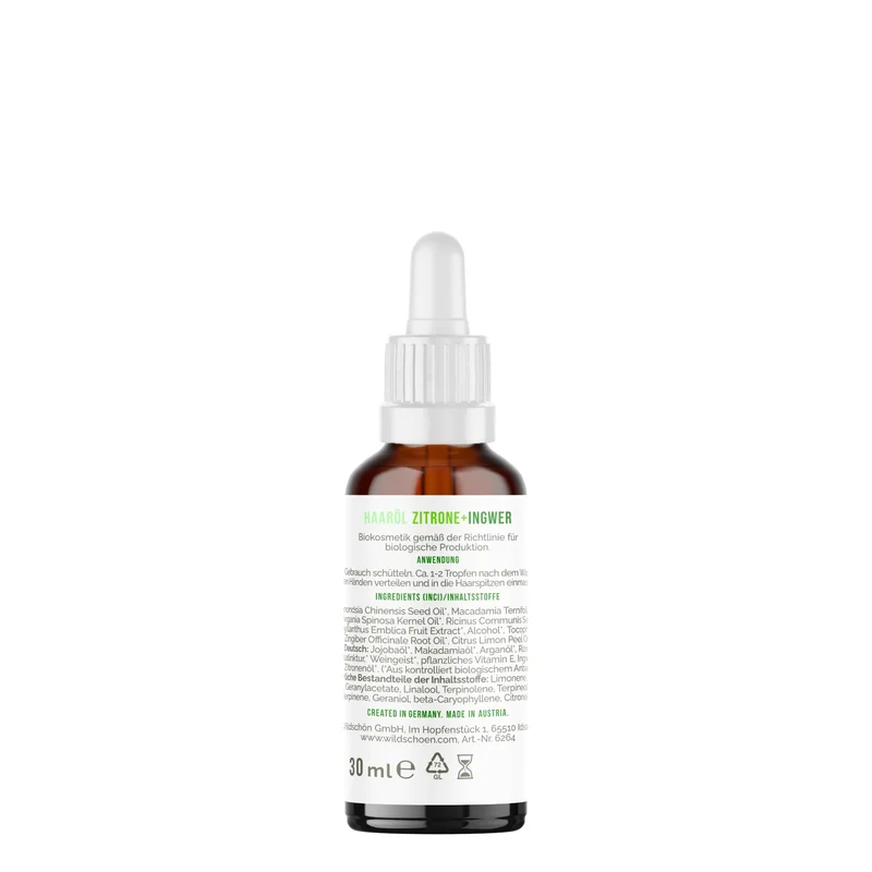 Haaröl Zitrone + Ingwer (30ml)