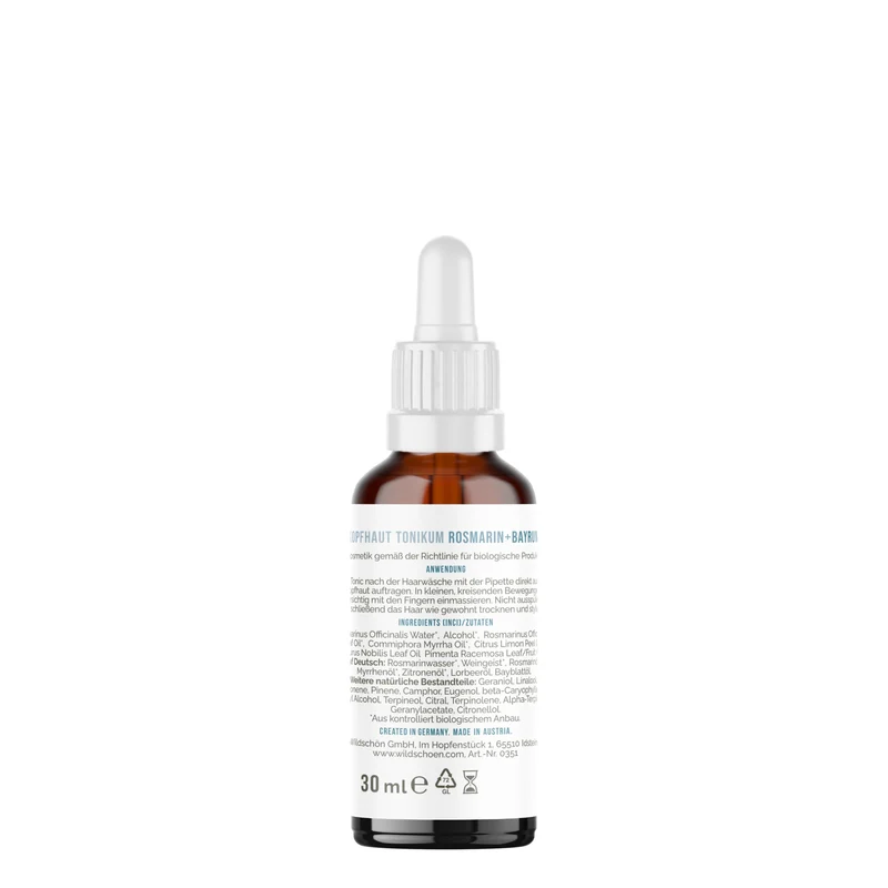 Kopfhaut Tonikum Rosmarin + Bayrum (30ml)