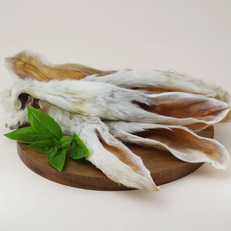 Kaninchen-Ohren mit Fell 100g