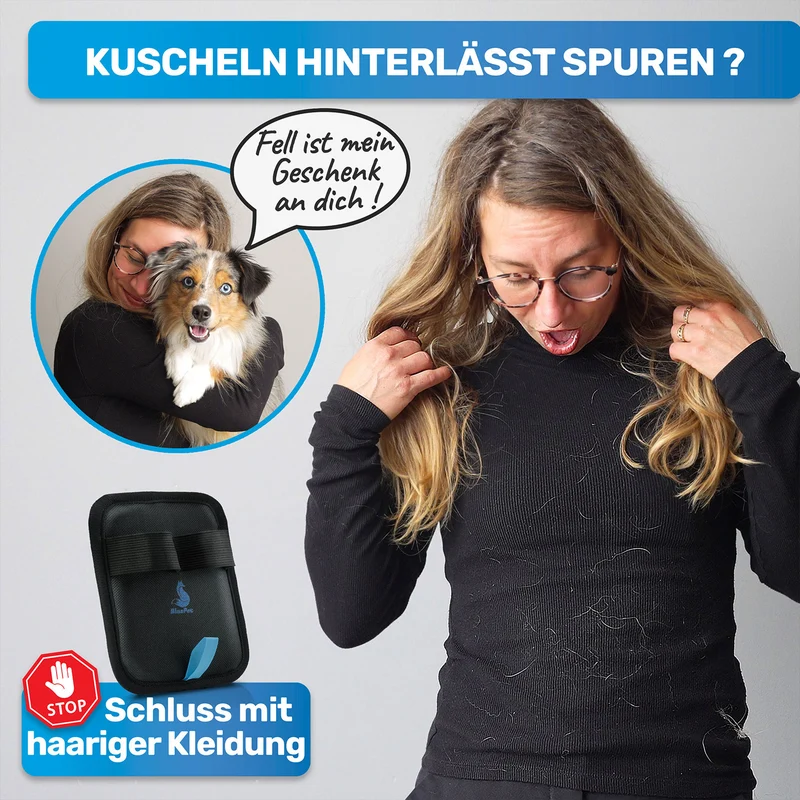 Fellhandschuh, Tierhaarentferner Handschuh, Fell Entferner Magnet gegen Katzenhaare & Hundehaare