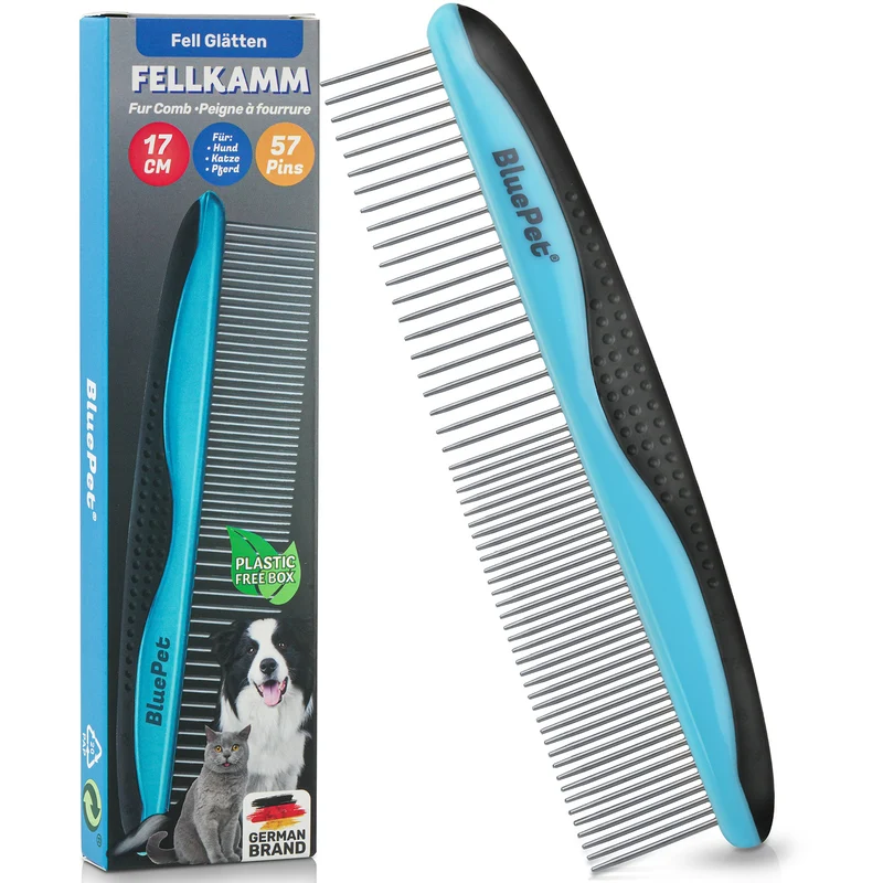 17cm Hundekamm & Katzenkamm - Metallkamm für Hunde