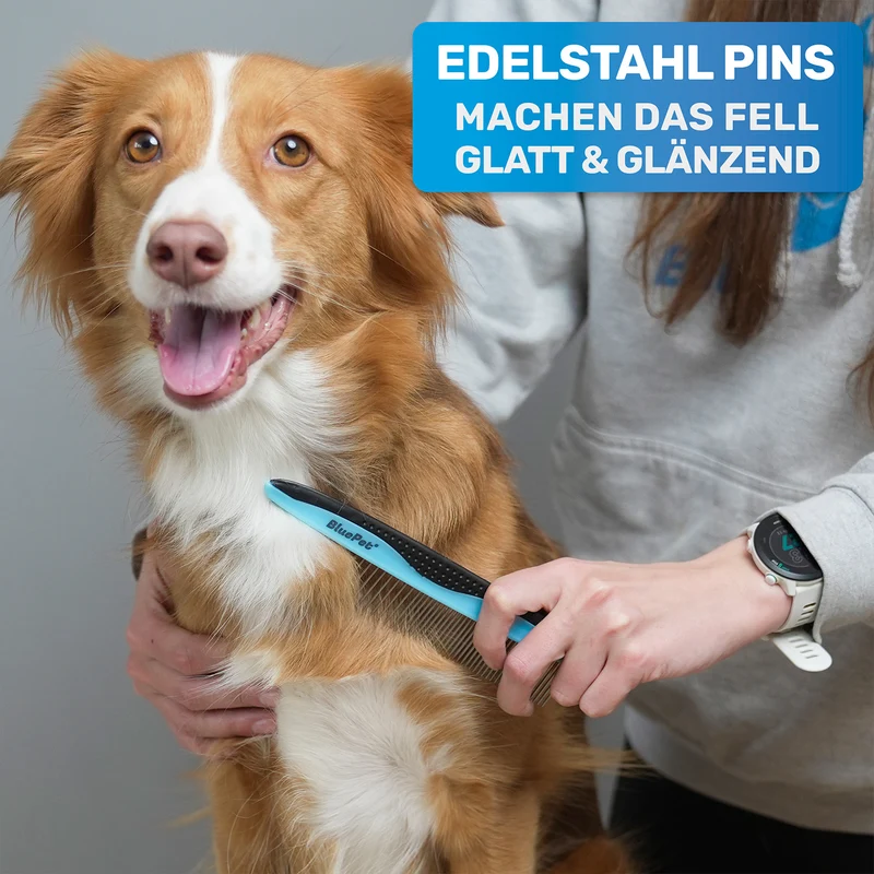 17cm Hundekamm & Katzenkamm - Metallkamm für Hunde