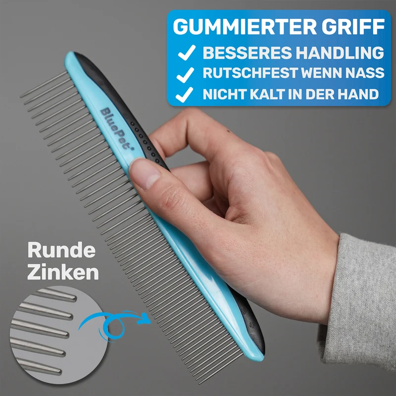 17cm Hundekamm & Katzenkamm - Metallkamm für Hunde