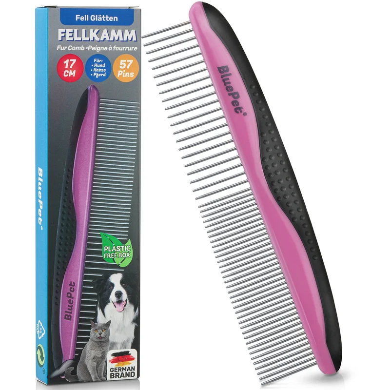 17cm Hundekamm & Katzenkamm - Metallkamm für Hunde