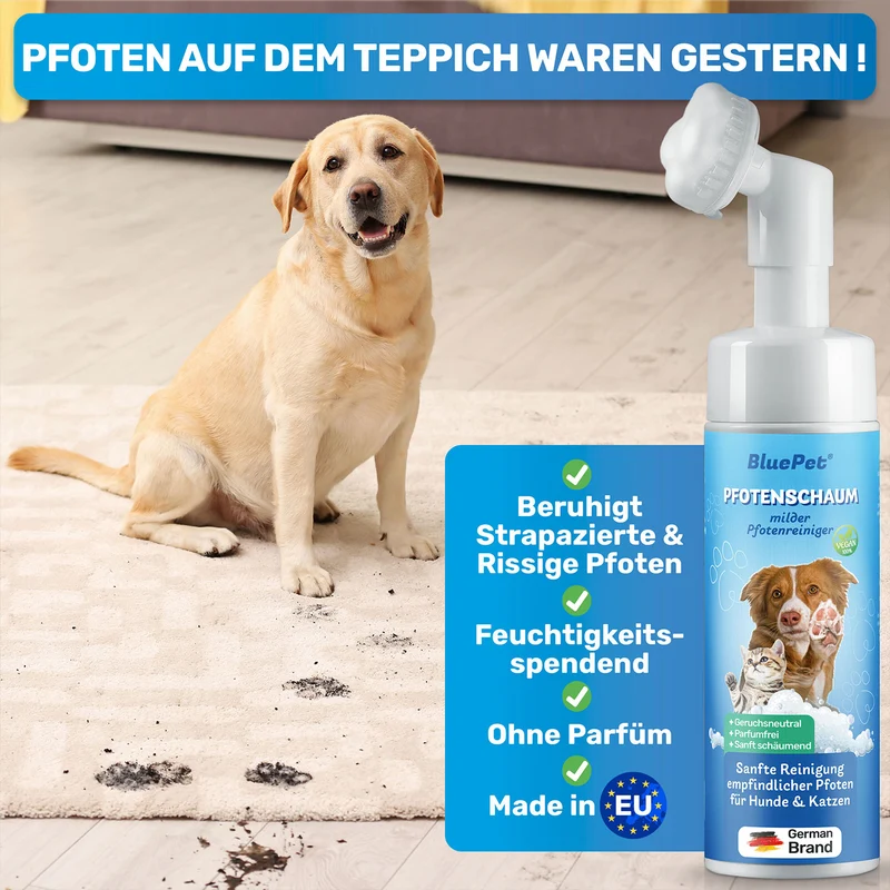 Pfotenpflege Set - Pfotenschaum Pfotenreiniger + Pfotenbalsam 50ml