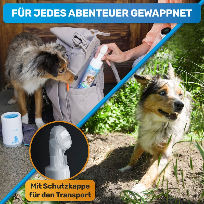 Pfotenpflege Set - Pfotenschaum Pfotenreiniger + Pfotenbalsam 50ml