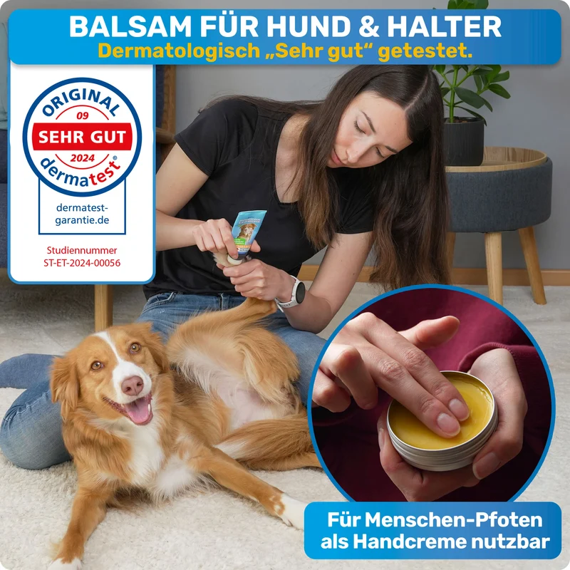 Pfotenbalsam & Handcreme für Hunde & Menschen