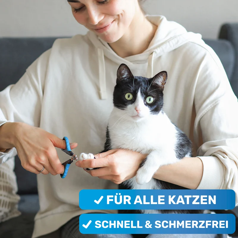Krallenschere Mini für Katzen, Welpen, kleine Hunde & Kleintiere