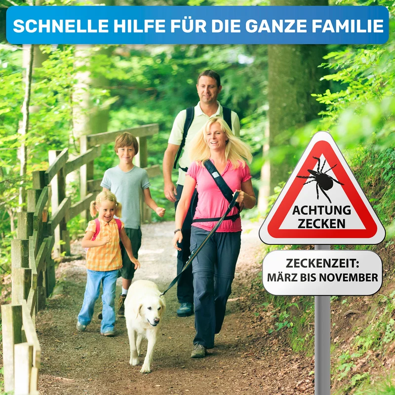 3er Set Zeckenhaken, Zeckenentferner (Verpackung mit Mängeln) B-Stock