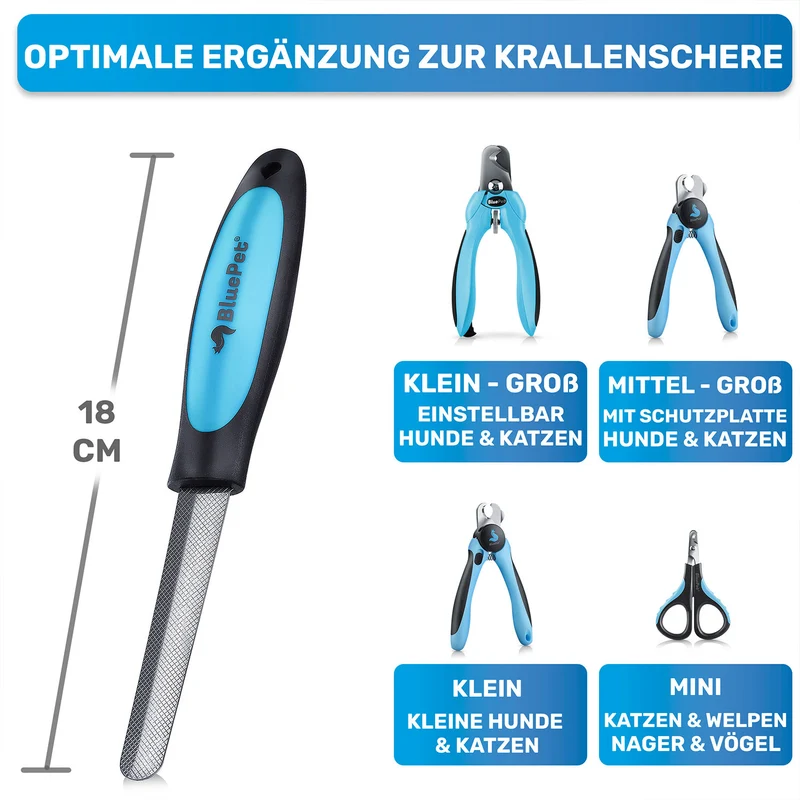 Robuste Krallenfeile & Nagelfeile für große Krallen