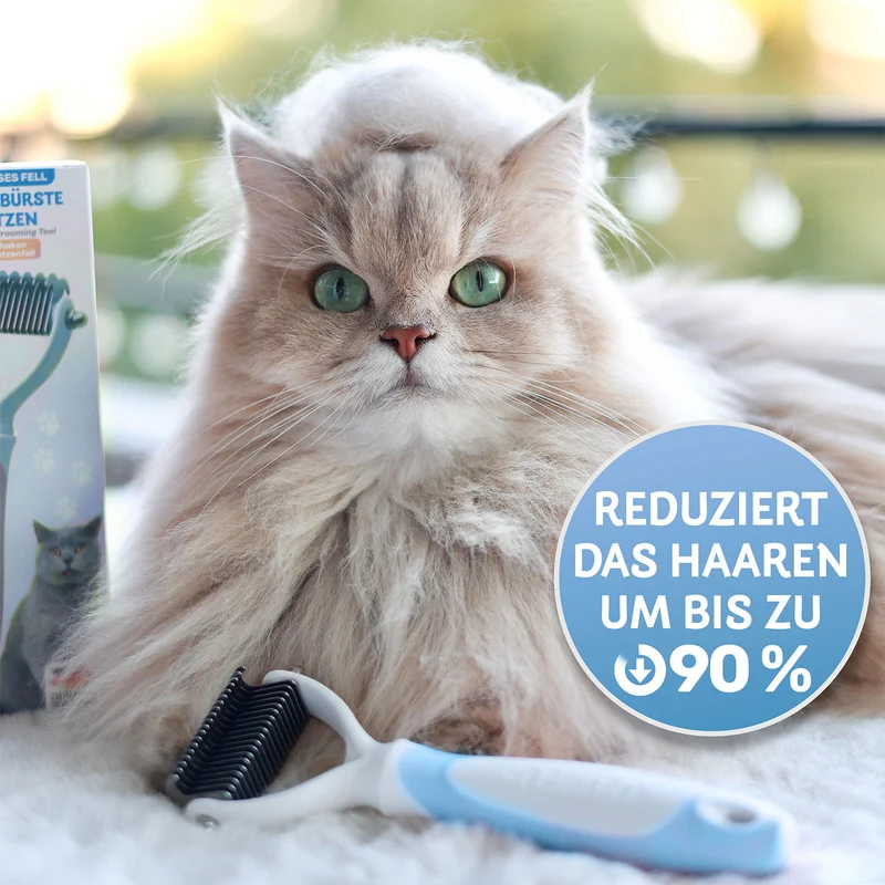 Unterwollbürste für Katzen im Fellwechsel