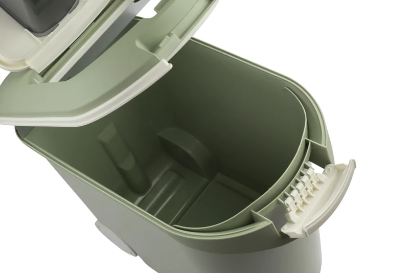 Curver Futtercontainer mit Rollen – Misty Green | 35L & 54L
