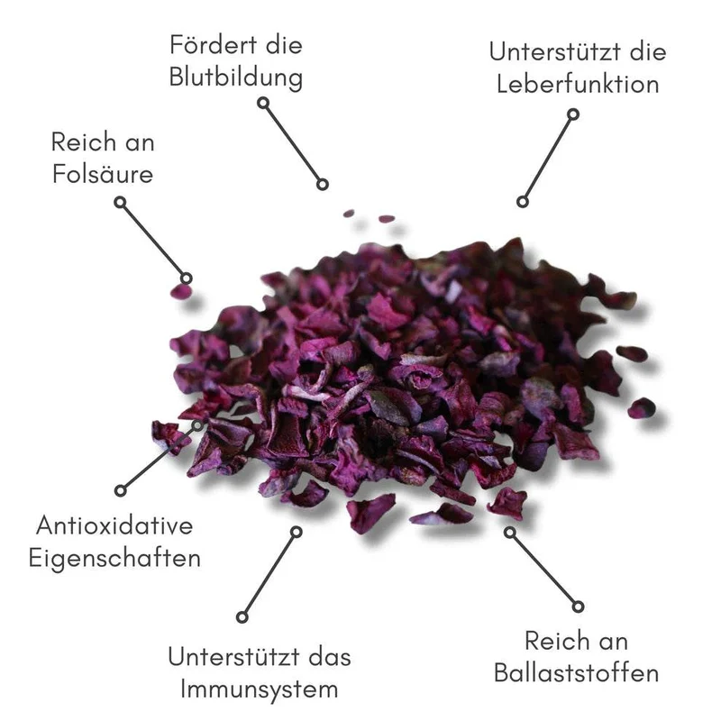 BIOPUR Rote-Beete-Flocken – Ergänzung für Hunde & Katzen