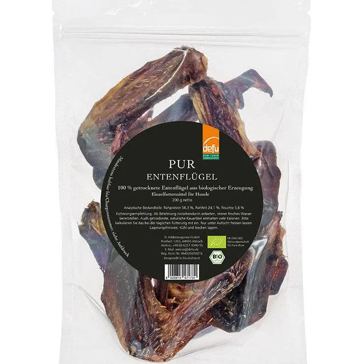 Defu Bio-Entenflügel – Natürlicher Kausnack für Hunde
