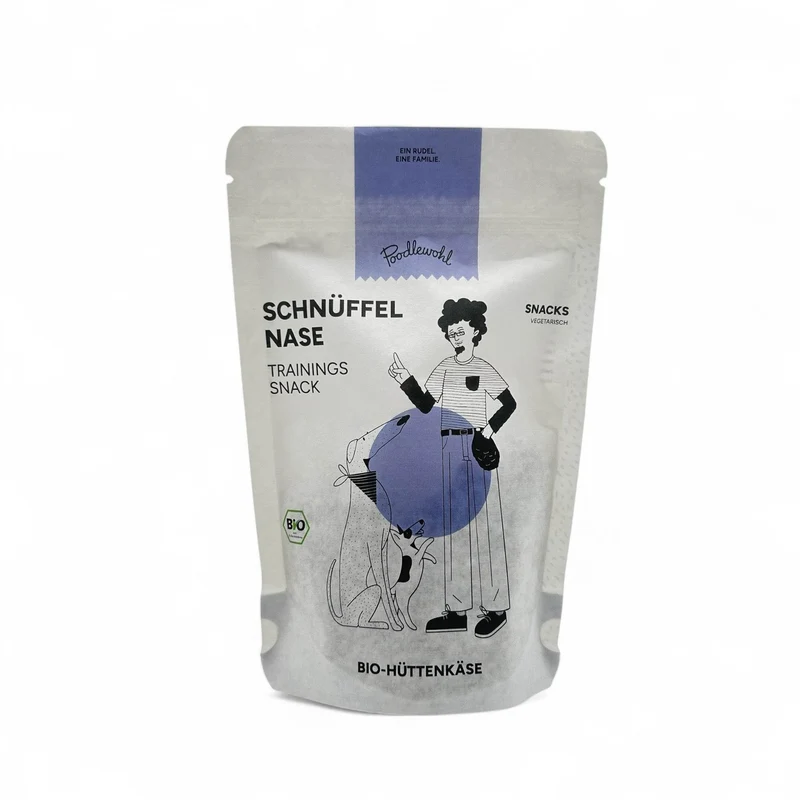 Poodlewohl Leckerli Bio Veggie Snack – Hundesnack mit Hüttenkäse