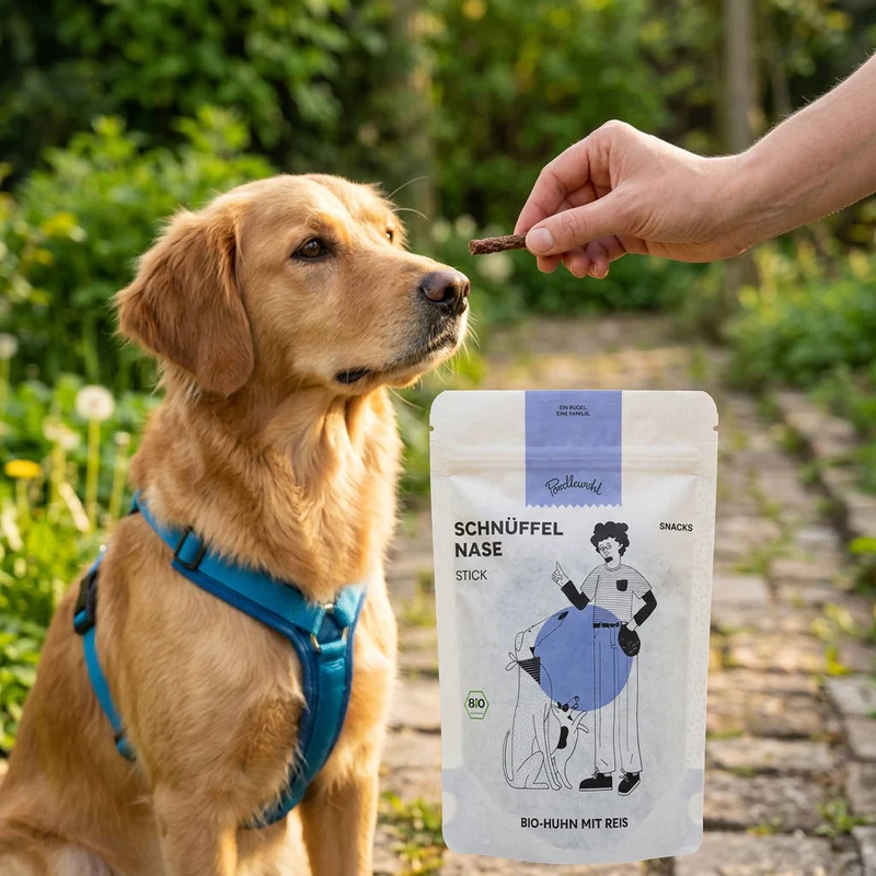 Poodlewohl Leckerli Bio-Huhn Stickis – Natürlicher Hundesnack