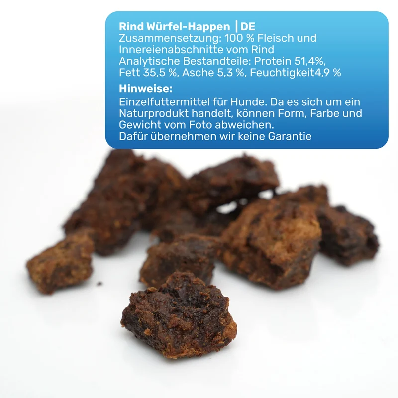 Würfelhappen Fleischwürfel 200g