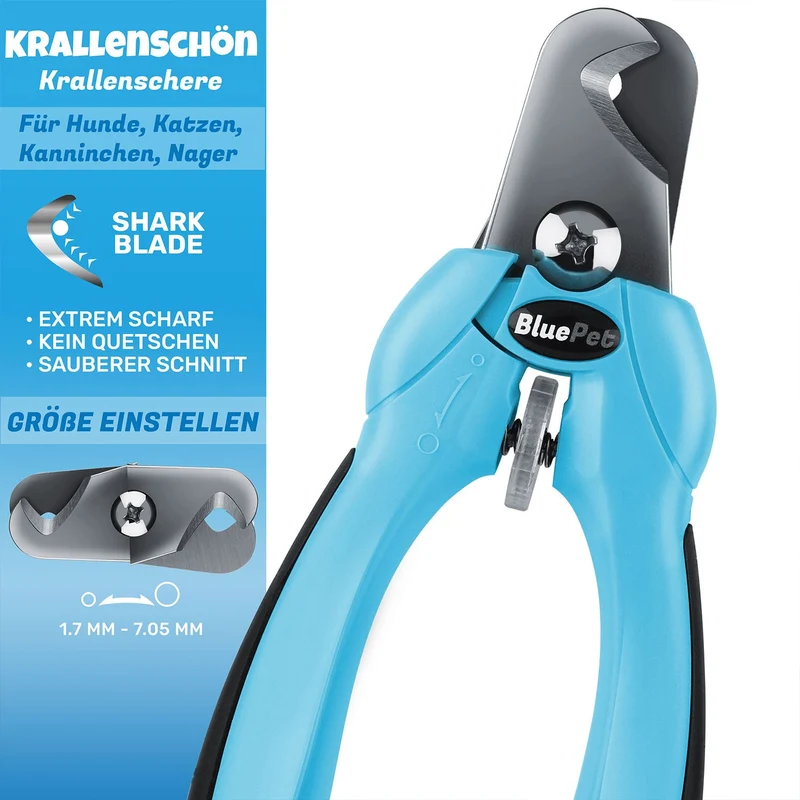 Krallenschere Verstellbar Gr. S-L B-Stock (Verpackung beschädigt)