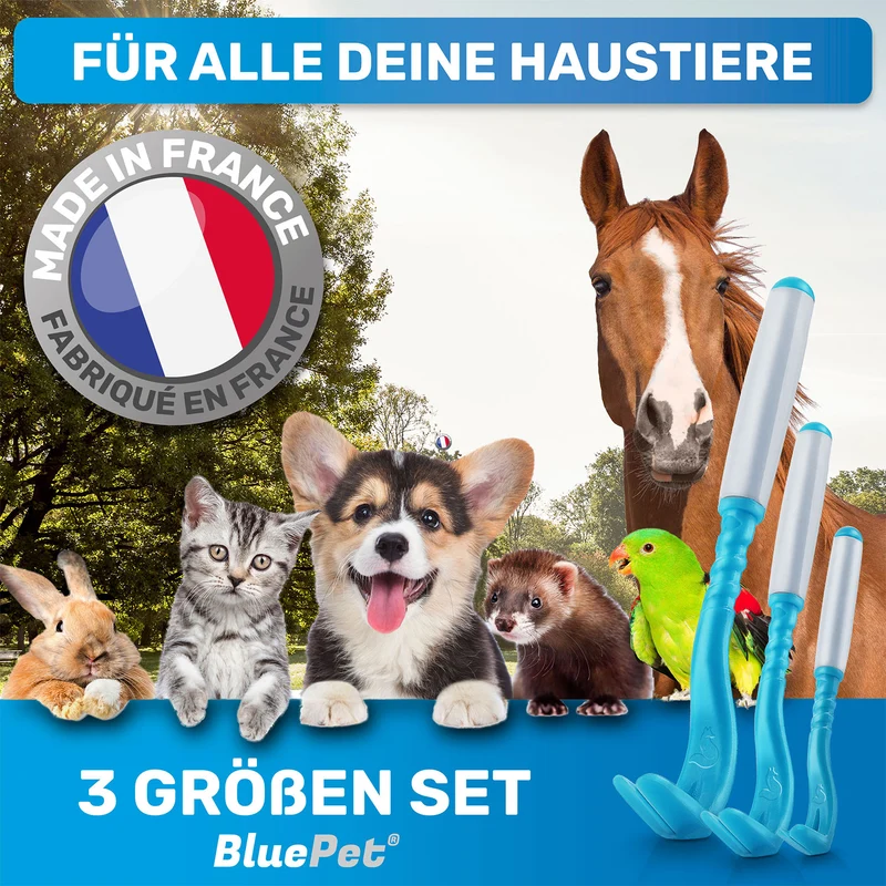 Premium 3x Zeckenhaken, Zeckenentferner