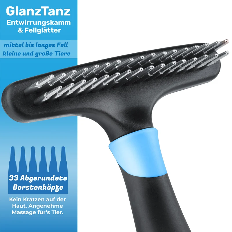 "GlanzTanz" Entfilzungskamm