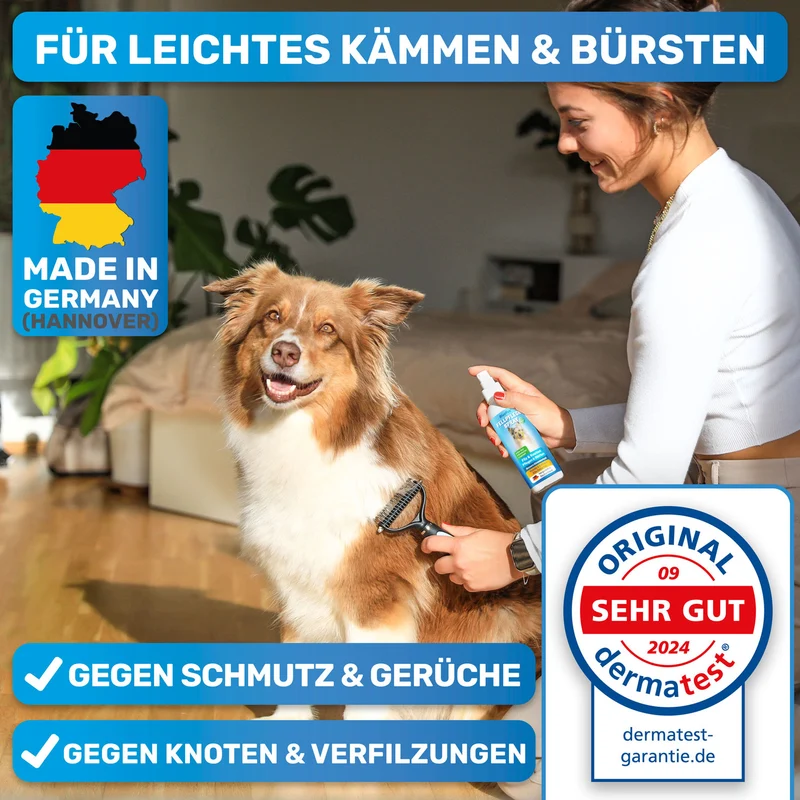 Entfilzungsspray - Fellspray für Hunde & Katzen