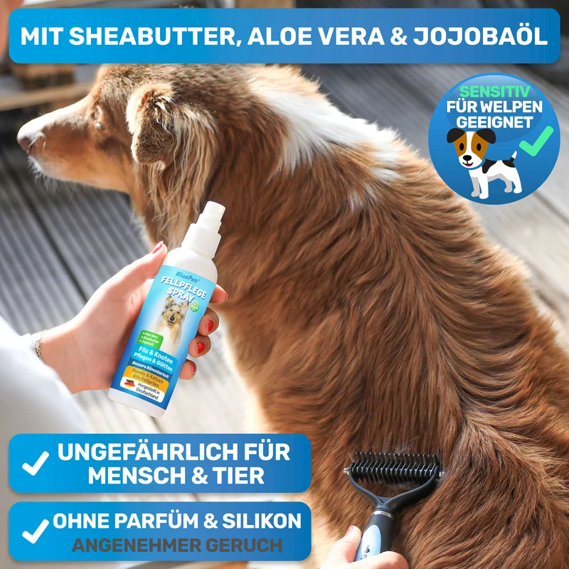 Entfilzungsspray - Fellspray für Hunde & Katzen