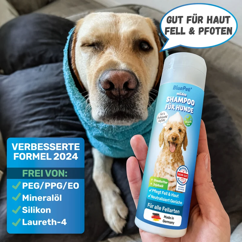 Hundeshampoo Sensitiv – Shampoo für Hunde und Welpen (mild)
