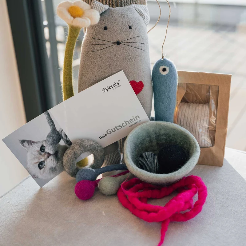 Spielzeugbox Katze