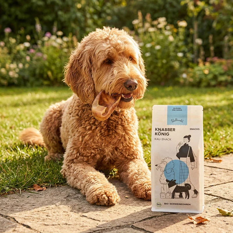 Poodlewohl Bio-Schweineohren – natürlicher Kauspaß