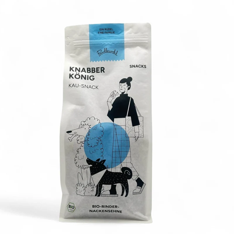 Poodlewohl Bio-Rindernackensehne – natürlicher Kausnack