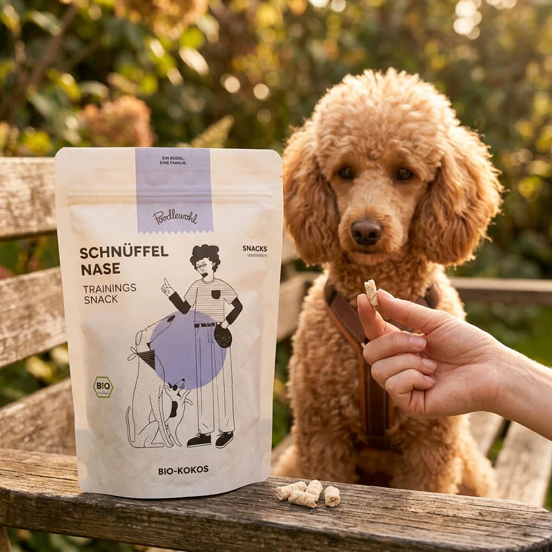 Poodlewohl Bio-Kokos Leckerli – vegetarischer Hundesnack