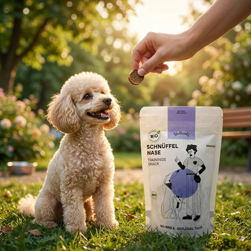 Poodlewohl Bio Leckerli Rind & Huhn – mit Karotte & Apfel