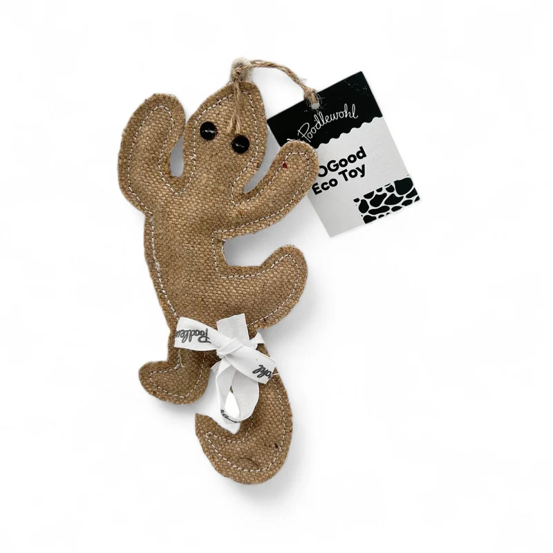 DoGood Eco Toy Eileen die Eidechse – Hundespielzeug aus Jute