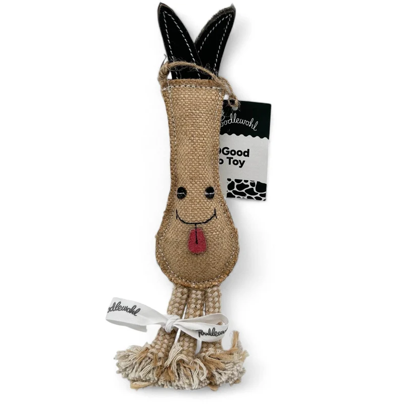 DoGood Eco Toy Lars der Lauch – Hundespielzeug aus Jute