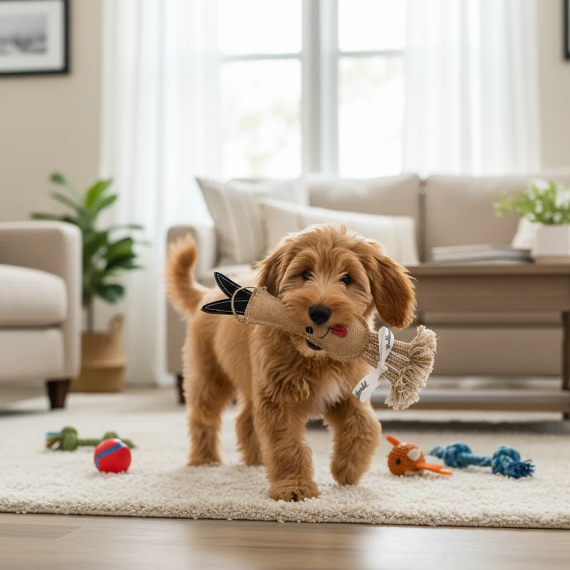 DoGood Eco Toy Lars der Lauch – Hundespielzeug aus Jute