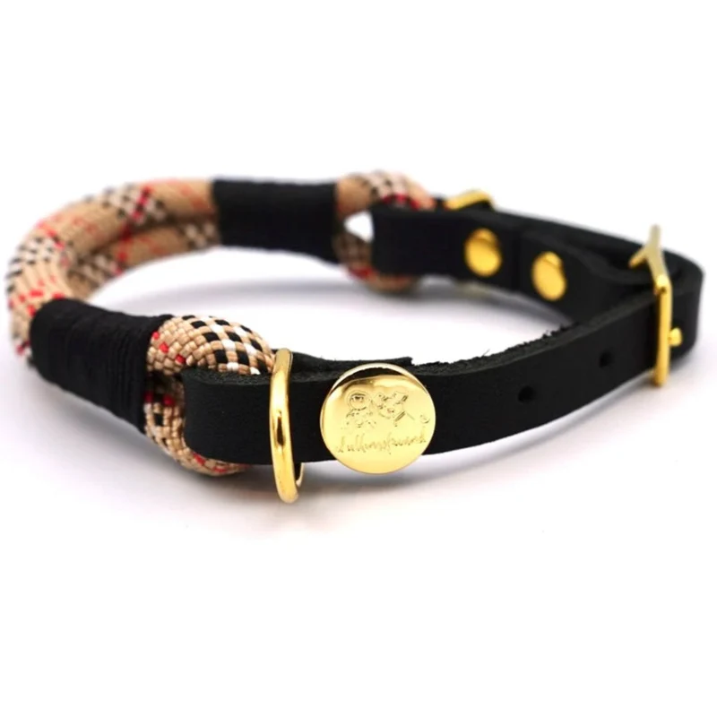 Tau-Leder-Halsband Classic