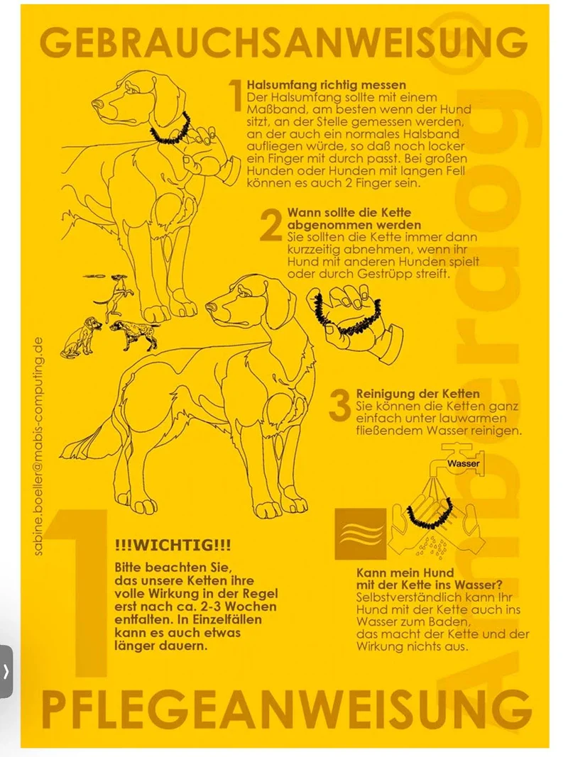 Amberdog Bernsteinkette – Zeckenschutz für Hunde