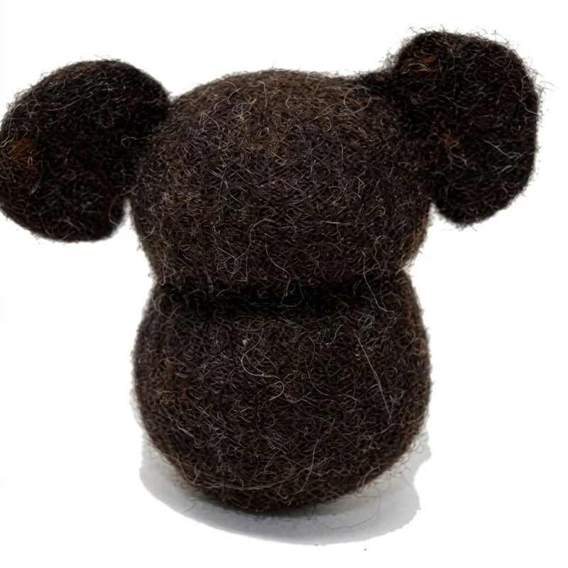 Herz und Hund Teddy – Hundespielzeug aus Bio-Wolle