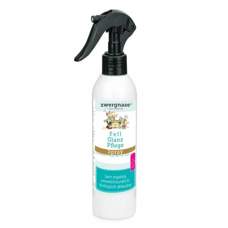Zwergnase Fell-Glanz-Pflege Spray – Fellpflege für Tiere
