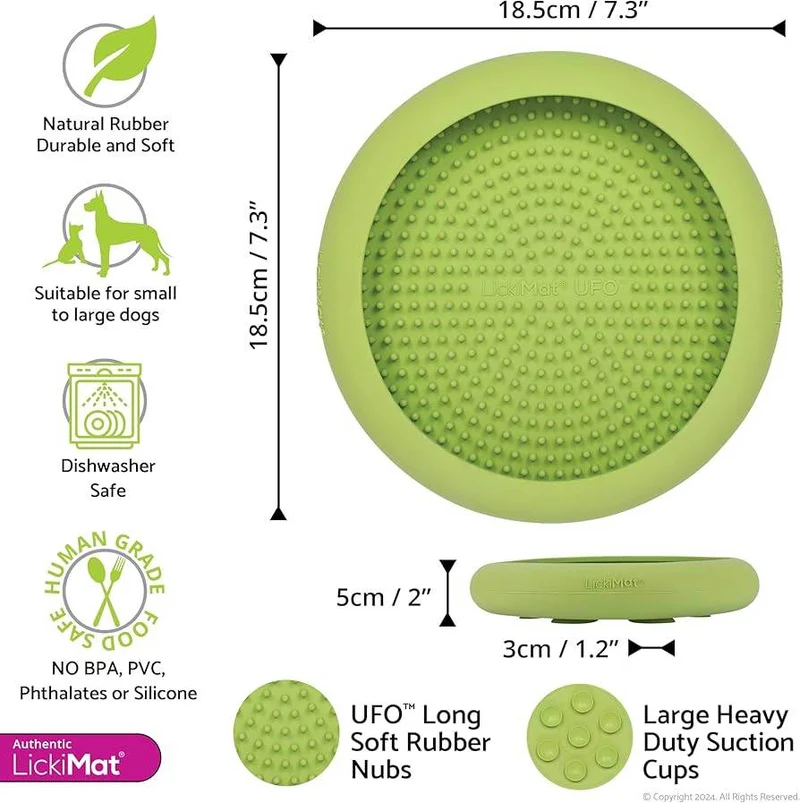 LickiMat UFO – Slowfeeder mit Saugnäpfen