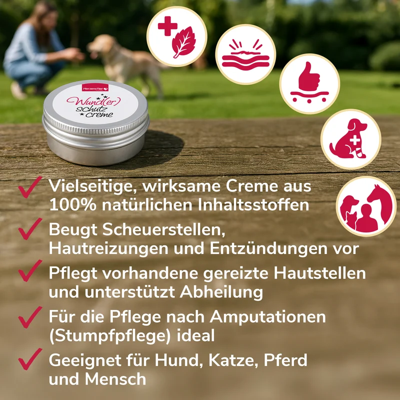 Wund(er)schutzcreme bei Scheuerstellen, verdickter Haut & zur Stumpfpflege