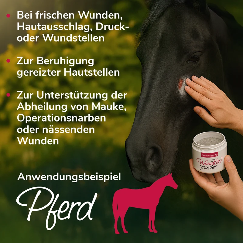 Wund(er)puder für Wunden, Risse und Hautausschlag