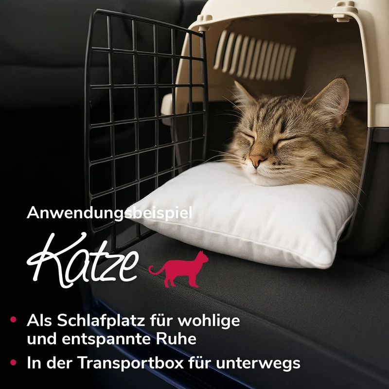 Ruhewunderkissen für Schlafplatz, Transportbox