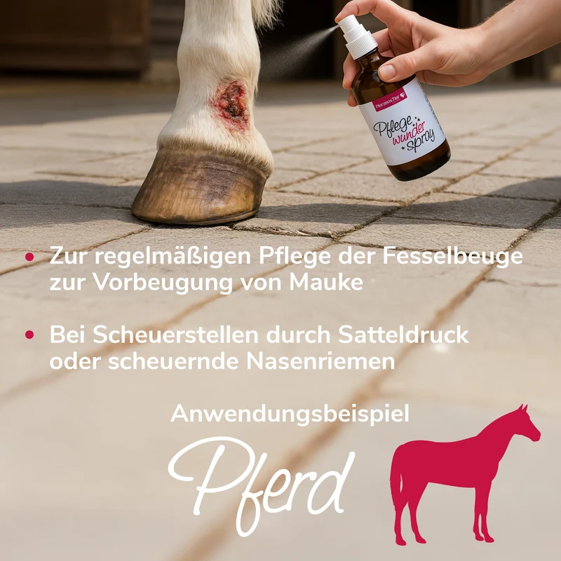 Pflegewunderspray zur Hautpflege bei Wunden, rissigen Stellen