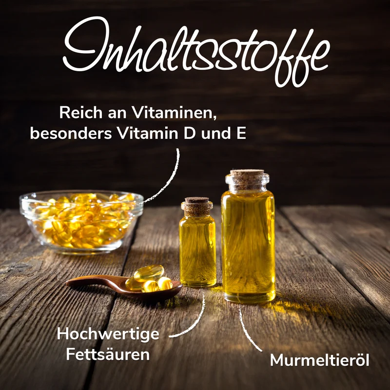 Murmelwunderöl für Muskeln, Gelenke bei Entzündungen
